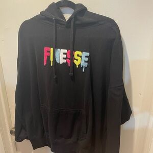 Finesse Black Men's Hoodie